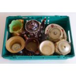 Bargeware tea pot, lustre jug, burleigh ware poppy jug, Winston Churchill Toby jug, Crown Derby Bali
