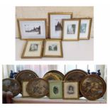 Assortment of various framed lithographs & engravings after Angelica Kauffman etc Condition