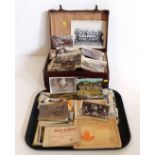 Quantity of photographs and postcards. Condition report: see terms and conditions