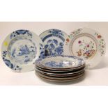 Ten Chinese export porcelain plates. Condition report: see terms and conditions