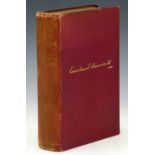 Churchill, W.S., Liberalism and the Social Problem, 1909, red cloth, spine faded, front hinge