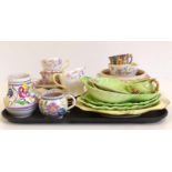 Shelley part tea service, Carlton ware, Poole, Chintz, Royal Doulton series ware Condition report: