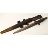 Fairbairn Sykes commando knife stamped William Rodgers, Sheffield. Condition report: see terms and