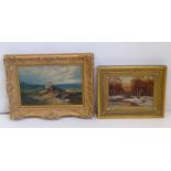 Davis, 19th century - Above Findhorn - oil & one other (2) Condition report: see terms and