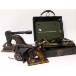 Kodak camera, Corona typwriter and two company seals. Condition report: see terms and conditions