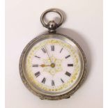 Continental pocket watch stamped .935. Condition report: see terms and conditions