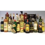Twenty bottles of Spirits, to include Knob Creek Kentucky Straight Bourbon Whiskey, Kahlua,