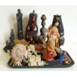 Large collection of world art, various tribal art etc. Condition report: see terms and conditions