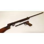 B.S.A. .177 air rifle and Diana model 2 pistol Condition report: see terms and conditions