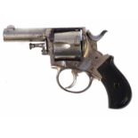 Forehand and Wadsworth British Bulldog five shot revolver, serial number 62607 on grip and