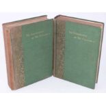 Freshfield, D.W., The Exploration of the Caucasus, 1896, two volumes, green cloth, teg., spine badly