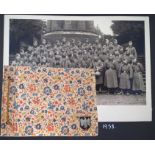 WW2 German Third Reich interest familly photograph album, illustrating an officer Willem Bruder, and