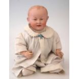 Catterfelder & Puppenfabrik doll, mould number 200 / 38, marked CP, 36cm high Condition report: No