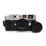 Leica M6 camera, serial number 1904493, fitted with Elmar -M 1:2.8 /50 lens number 3761717 with