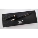 Montblanc fountain pen, the cover serial numbered GC107185, the nib numbered 4810, stamped 14K and