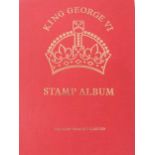 S.G. KGVI stamp album for Commonwealth issues, both mint and used to include sets and high values.