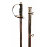 1897 pattern George V ceremonial sword and scabbard, by C.Boyton and Son Clerkenwell, blade