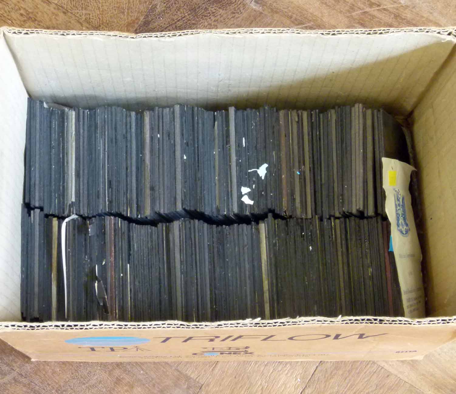 Box containing a large collection of glass photographic slides largely North Wales. Condition