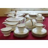 Royal Doulton Haversham tea and dinner service (forty three pieces). Condition report: see terms and