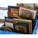 Quantity of various artworks, needlework pictures and paintings. No condition reports for this sale