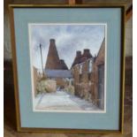 J. Mitchell, Bottle Kilns, Short Street, Lonton, watercolour. No condition reports for this sale