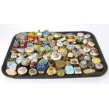 Approximately 85 various pill boxes. No condition reports for this sale