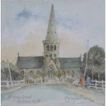 John Haydn Jones (1923-1997), "St. John's Church, Sandbach Heath", signed and titled, dated 1993