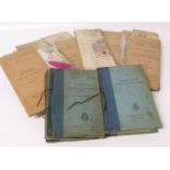 2 RAF flying training manuals (landplanes and air navigators) and quantity of RAF 1/4" coloured