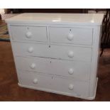Victorian painted pine chest of drawers No condition reports for this sale
