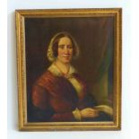 19th century English School Portrait, oil on canvas No condition reports for this sale