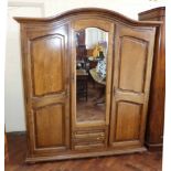 Armoire style modern wardrobe with mirror-door No condition reports for this sale