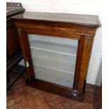 Victorian walnut and inlaid pier cabinet (76cm wide). No condition reports for this sale