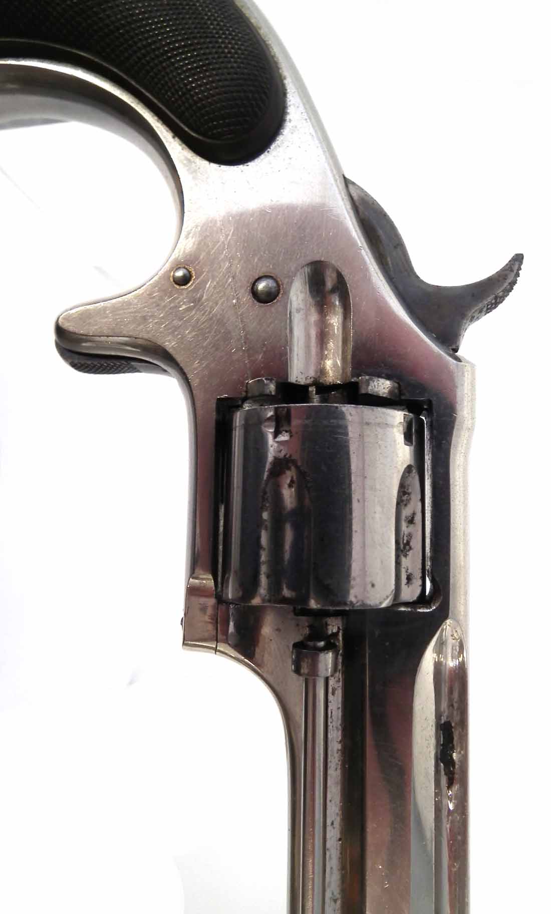 Remington Smoot single action revolver, with nickel plated body, colour case hardened hammer, and - Image 2 of 8
