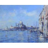 Gordon Radford (1936-2015), "Santa Maria della Salute, Venice", signed, titled on verso, oil on