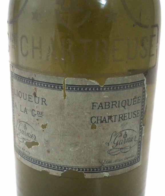 Chartreuse liqueur, the label reading 'Liqueur Fabrique a la Gde Chartreuse Fabrique' the bottle - Image 2 of 7