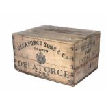 Delaforce Port 1977 case of twelve bottles, (12) Condition report: has been cellar stored however