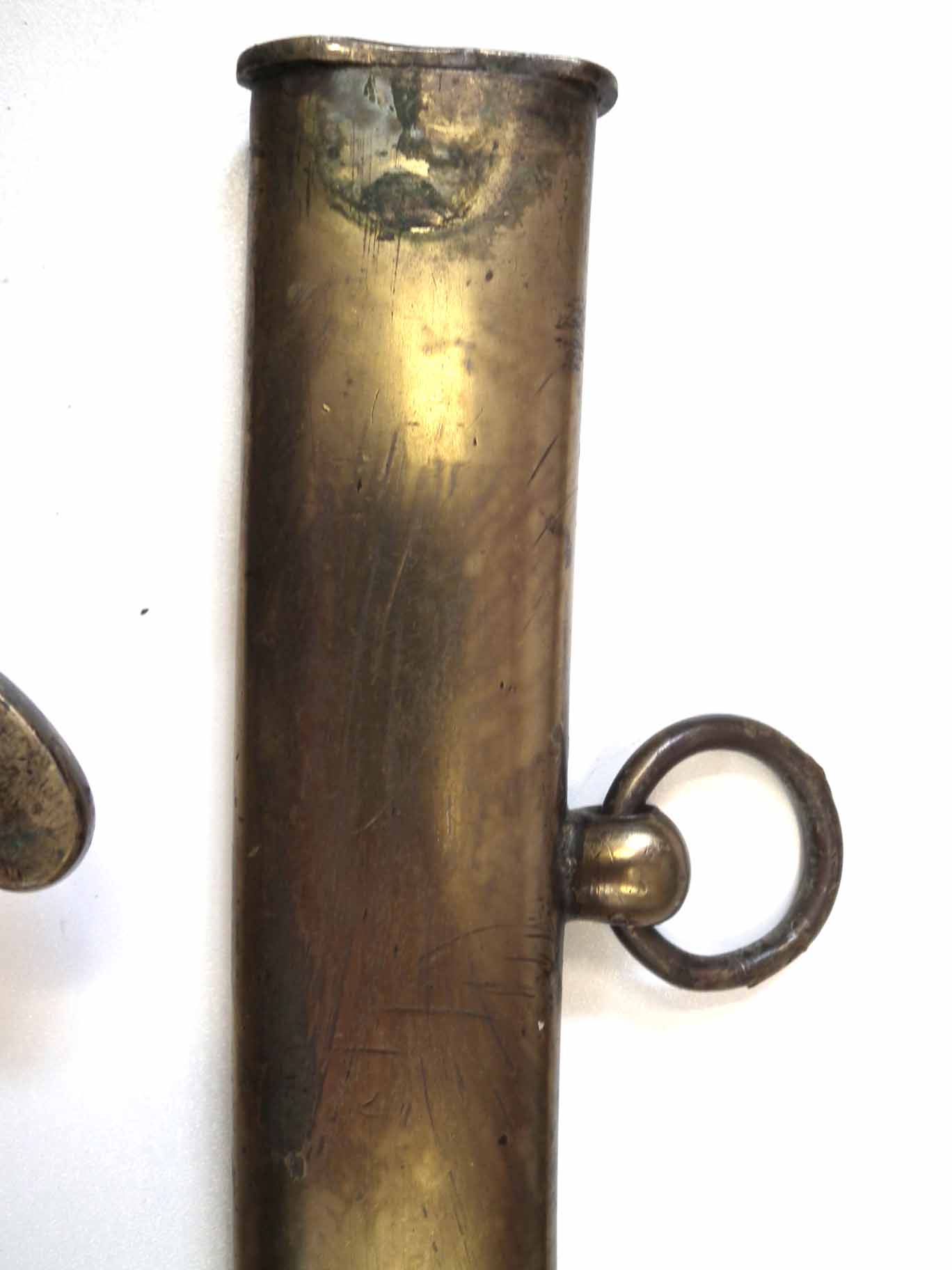 1822 type Cavalry sabre by Weyersberg Solingen, with etched blue and gilt blade, brass guard and - Image 6 of 14