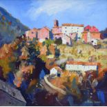 Richard Clare (1964-), "Vagli Sotto, Northern Tuscany", signed, titled on verso, oil on canvas, 44.5