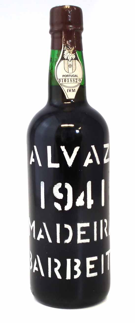 Malvazia 1941 Madeira Barbeito port, (1 bottle) Condition report: minor scuffs to the wax seal. No