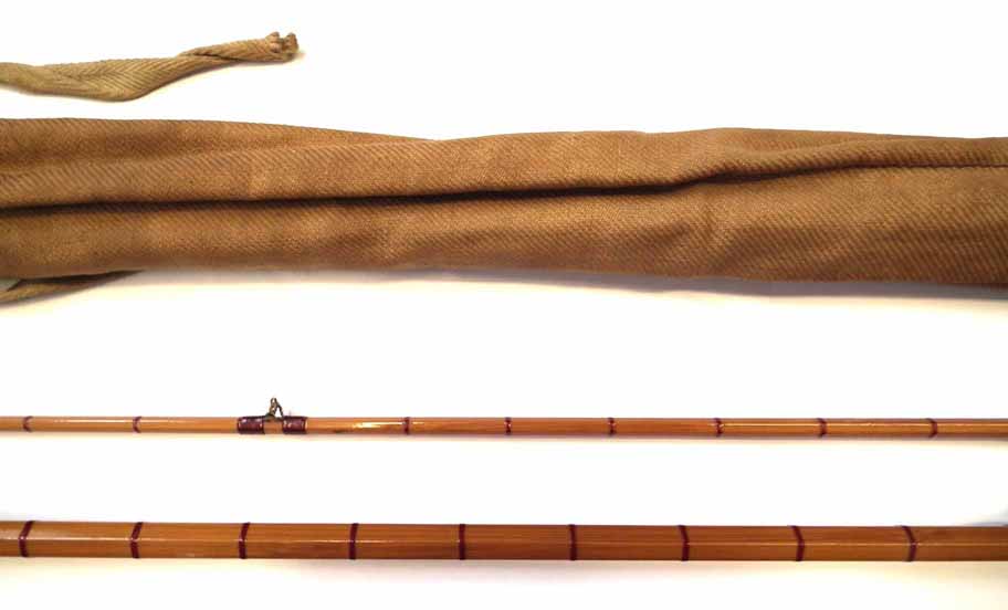 Hardy's The Perfection Palakona 9ft split cane fishing rod, with original maker's bag, serial number - Image 4 of 12