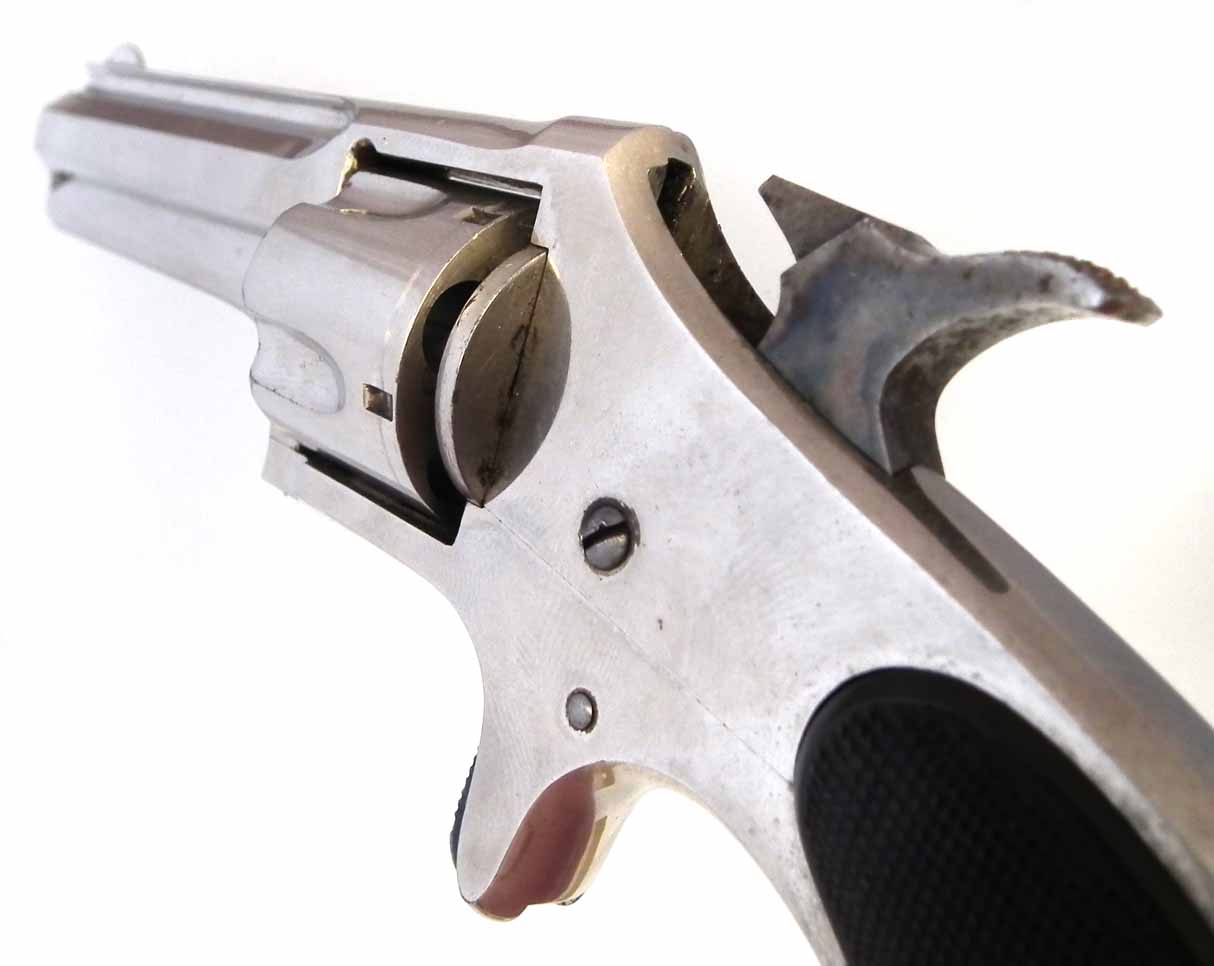 Remington Smoot single action revolver, with nickel plated body, colour case hardened hammer, and - Image 8 of 8