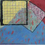 Julia Fenby, 20th century, Abstract, signed and dated 1991, acrylic, 56.5 x 56.5cm.; 22.25 x 22.