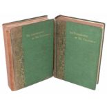 Freshfield, D.W., The Exploration of the Caucasus, 1896, two volumes, green cloth, teg., spine badly