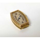 Rolex Watch Company Art Deco 9ct gold lady's watch (marks to case) movement stamped 'Genex' No