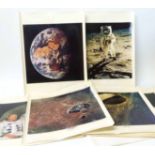 Omega watches boxed set of moon landing photographs commemorating the Omega watch being the first