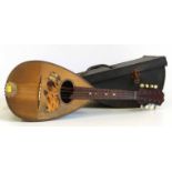 Luigi D'Ancora Italian bowl back mandolin with case. No condition reports for this sale.