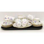 Wellington china cornfllower tea set No condition reports for this sale.