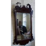 George III mahogany wall mirror No condition reports for this sale.