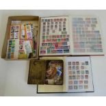 Stamp collection in stockbook, tin and loose, also stockbook mainly early GB No condition reports