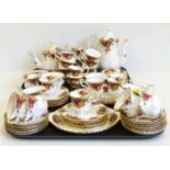 Royal Albert Old Country Roses tea set approx 68 piece No condition reports for this sale.